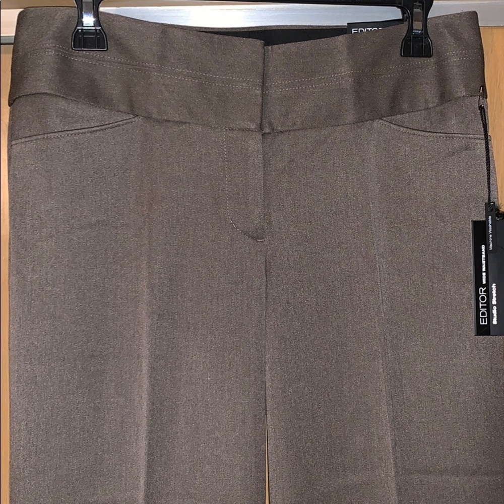 NWT Express Editor Flare Dress Pants - Picture 3 of 5